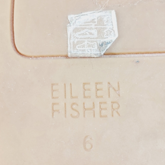 New Eileen Fisher Black Perforated Leather Casual  Flat Espadrilles C579 - Picture 9 of 11